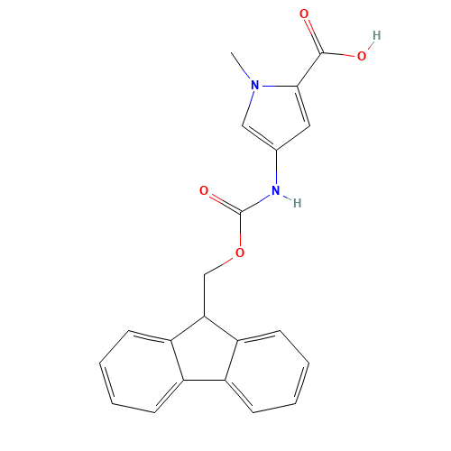 4-(9H-FLUOREN-9-YLMETHOXYCARBONYLAMINO)-1-METHYL-1H-PYRROLE-2-CARBOXYLIC ACID (CAS: 195387-29-2) - Related Chemical Product