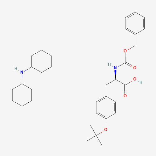 Z-D-TYR(TBU)-OH DCHA chemical structure Z-D-TYR(TBU)-OH DCHA (CAS: 198828-72-7) - Chemical Structure and Molecular Formula