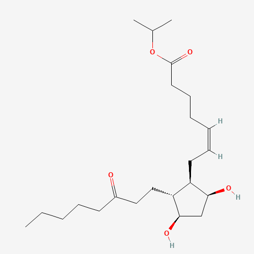 13,14-DIHYDRO-15-KETO PROSTAGLANDIN F2ALPHA ISOPROPYL ESTER (CAS: 199920-18-8) - Related Chemical Product