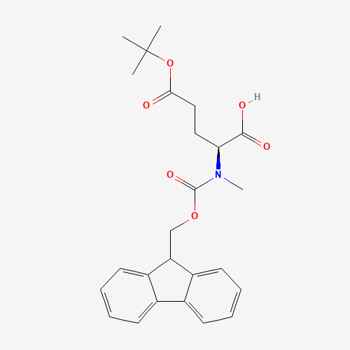 Fmoc-N-methyl-L-glutamic acid 5-tert-butyl ester (CAS: 200616-40-6) - Chemical Structure and Molecular Formula 