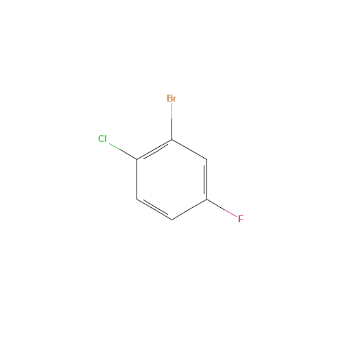 2-Bromo-1-chloro-4-fluorobenzene (CAS: 201849-15-2) - Chemical Structure and Molecular Formula 