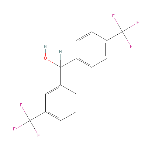 3,4'-BIS(TRIFLUOROMETHYL)BENZHYDROL (CAS: 203915-48-4) - Related Chemical Product