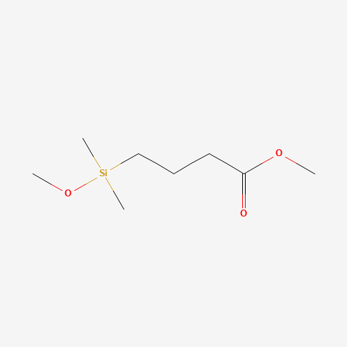 3-(CARBOMETHOXY)PROPYLDIMETHYLMETHOXYSILANE (CAS: 204641-79-2) - Chemical Structure and Molecular Formula 
