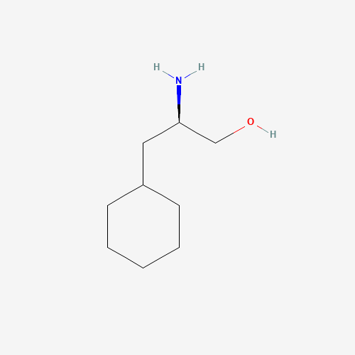 D-Cyclohexylalaninol (CAS: 205445-49-4) - Chemical Structure and Molecular Formula 