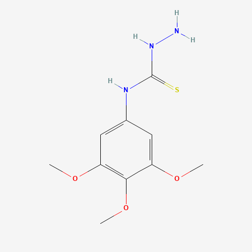 4-(3,4,5-TRIMETHOXYPHENYL)-3-THIOSEMICARBAZIDE (CAS: 206762-46-1) - Chemical Structure and Molecular Formula 