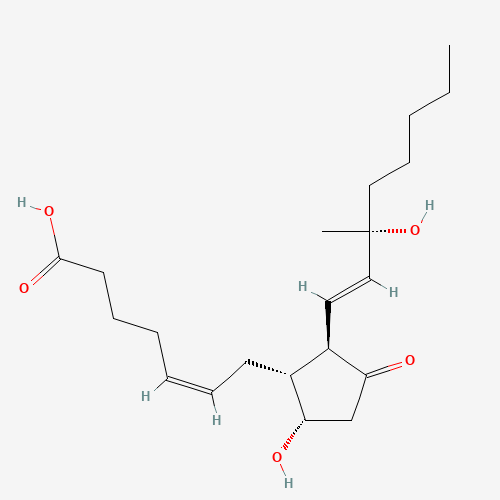 15(R)-15-METHYL PROSTAGLANDIN D2 (CAS: 210978-26-0) - Chemical Structure and Molecular Formula 