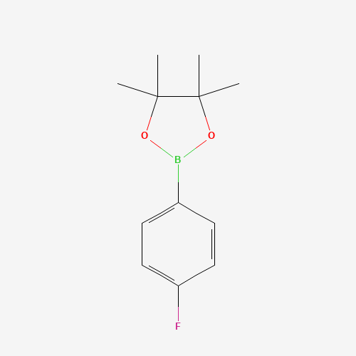 4-(4,4,5,5-TETRAMETHYL-1,3,2-DIOXABOROLAN-2-YL)FLUOROBENZENE (CAS: 214360-58-4) - Chemical Structure and Molecular Formula 