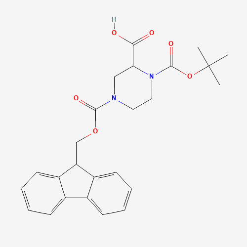 1-Boc-4-Fmoc-2-piperazinecarboxylic acid (CAS: 218278-58-1) - Related Chemical Product