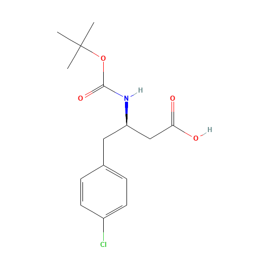 BOC-(R)-3-AMINO-4-(4-CHLORO-PHENYL)-BUTYRIC ACID (CAS: 218608-96-9) - Related Chemical Product