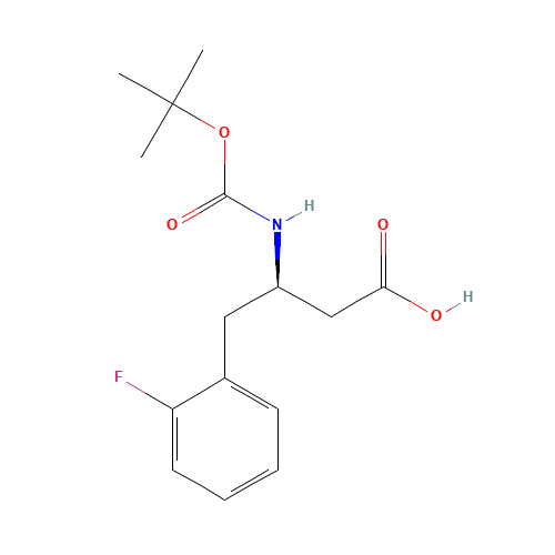 BOC-(R)-3-AMINO-4-(2-FLUORO-PHENYL)-BUTYRIC ACID (CAS: 218608-98-1) - Related Chemical Product