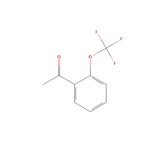 2'-(TRIFLUOROMETHOXY)ACETOPHENONE (CAS: 220227-93-0) - Chemical Structure and Molecular Formula 