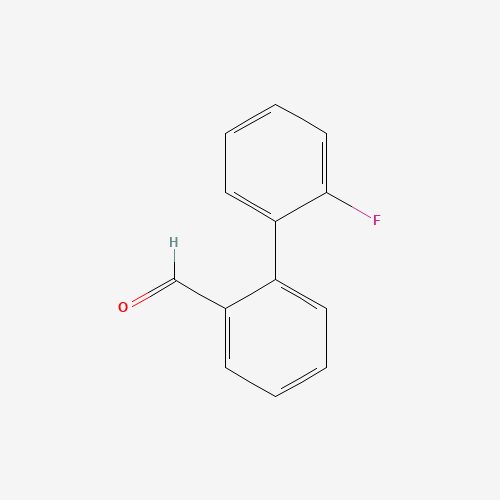2'-FLUORO-BIPHENYL-2-CARBALDEHYDE (CAS: 223575-95-9) - Chemical Structure and Molecular Formula 