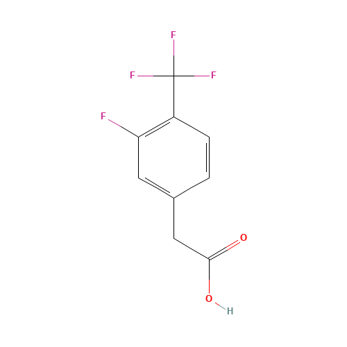 3-FLUORO-4-(TRIFLUOROMETHYL)PHENYLACETIC ACID (CAS: 238754-67-1) - Related Chemical Product