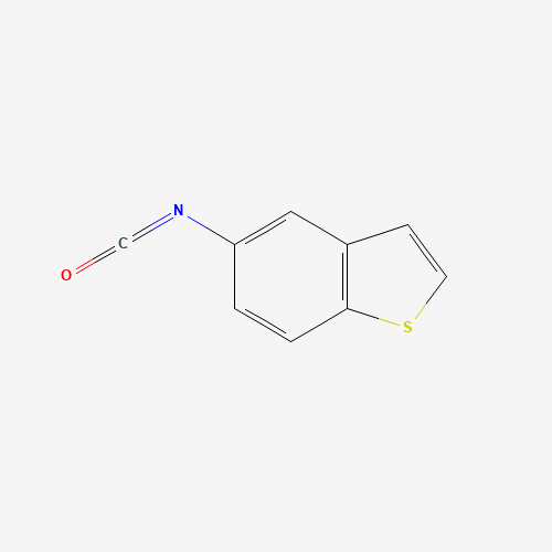 1-BENZOTHIOPHEN-5-YL ISOCYANATE (CAS: 239097-78-0) - Chemical Structure and Molecular Formula 