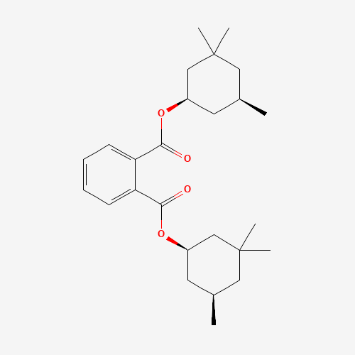 BIS(CIS-3,3,5-TRIMETHYLCYCLOHEXYL) PHTHALATE (CAS: 245652-81-7) - Chemical Structure and Molecular Formula 