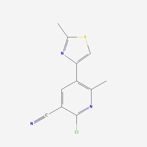 2-CHLORO-6-METHYL-5-(2-METHYL-1,3-THIAZOL-4-YL)NICOTINONITRILE (CAS: 246020-85-9) - Related Chemical Product