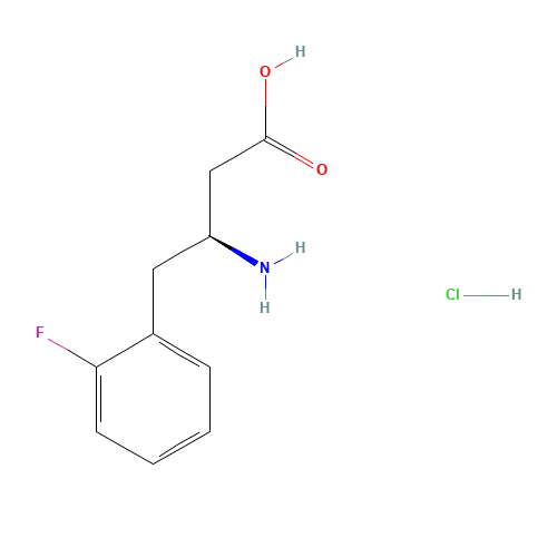 (S)-3-AMINO-4-(2-FLUOROPHENYL)BUTANOIC ACID HYDROCHLORIDE (CAS: 246876-92-6) - Related Chemical Product