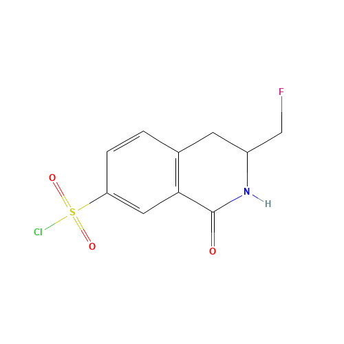 3-(FLUOROMETHYL)-1-OXO-1,2,3,4-TETRAHYDROISOQUINOLINE-7-SULFONYL CHLORIDE (CAS: 247050-23-3) - Related Chemical Product
