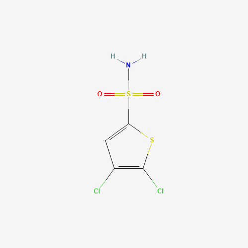2,3-Dichlorothiophene-5-sulfonamide (CAS: 256353-34-1) - Chemical Structure and Molecular Formula 