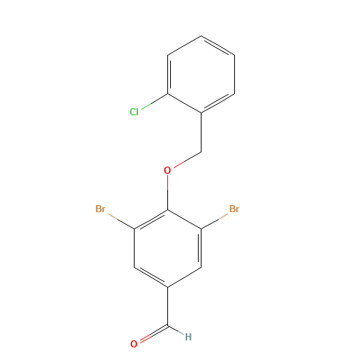 3,5-DIBROMO-4-[(2-CHLOROBENZYL)OXY]BENZALDEHYDE (CAS: 261633-40-3) - Related Chemical Product