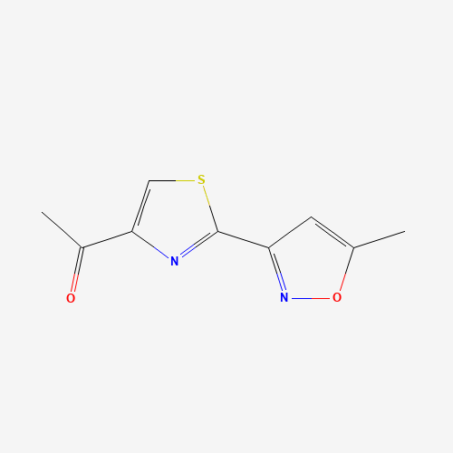 1-[2-(5-METHYL-3-ISOXAZOLYL)-1,3-THIAZOL-4-YL]-1-ETHANONE (CAS: 263897-90-1) - Related Chemical Product