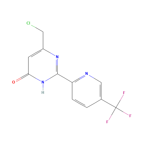 6-(CHLOROMETHYL)-2-[5-(TRIFLUOROMETHYL)-2-PYRIDYL]PYRIMIDIN-4-OL (CAS: 266679-42-9) - Related Chemical Product