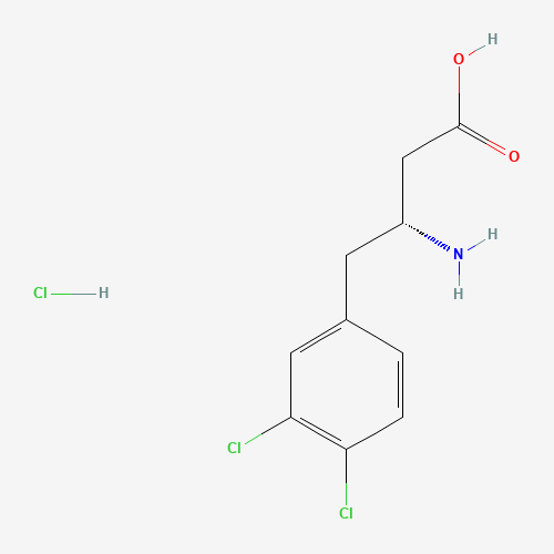 (R)-3-AMINO-4-(3,4-DICHLOROPHENYL)BUTANOIC ACID HYDROCHLORIDE (CAS: 269396-55-6) - Related Chemical Product
