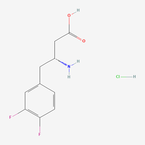 (R)-3-AMINO-4-(3,4-DIFLUOROPHENYL)BUTANOIC ACID HYDROCHLORIDE (CAS: 269396-58-9) - Related Chemical Product