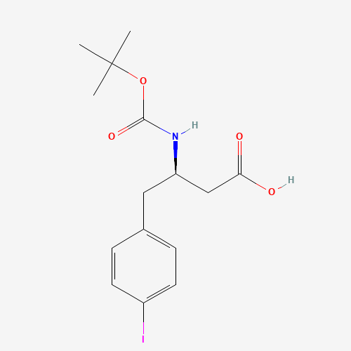 BOC-(R)-3-AMINO-4-(4-IODO-PHENYL)-BUTYRIC ACID (CAS: 269396-71-6) - Related Chemical Product
