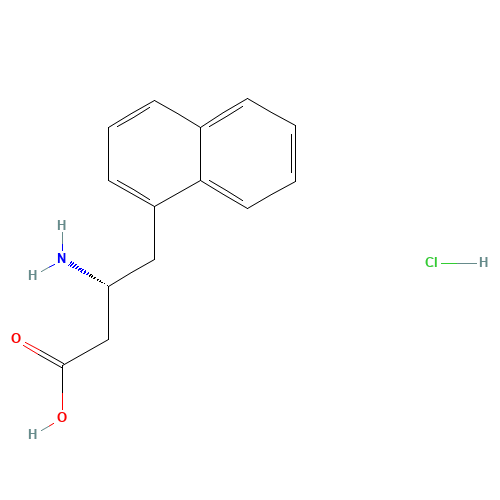 (R)-3-AMINO-4-(1-NAPHTHYL)BUTANOIC ACID HYDROCHLORIDE (CAS: 269398-88-1) - Related Chemical Product