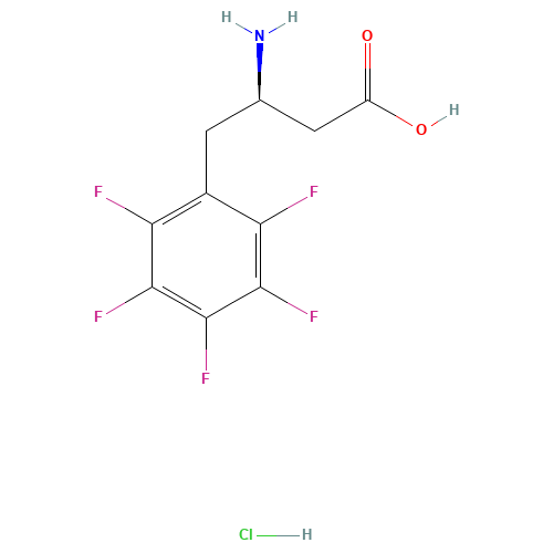 (R)-3-AMINO-4-PENTAFLUOROPHENYLBUTANOIC ACID HYDROCHLORIDE (CAS: 269398-92-7) - Related Chemical Product