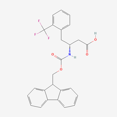 FMOC-(R)-3-AMINO-4-(2-TRIFLUOROMETHYL-PHENYL)-BUTYRIC ACID (CAS: 269726-72-9) - Related Chemical Product