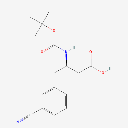BOC-(R)-3-AMINO-4-(3-CYANO-PHENYL)-BUTYRIC ACID (CAS: 269726-83-2) - Related Chemical Product