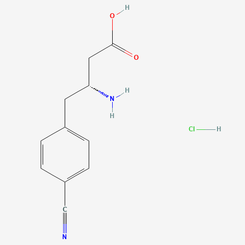 (R)-3-AMINO-4-(4-CYANOPHENYL)BUTANOIC ACID HYDROCHLORIDE (CAS: 269726-85-4) - Related Chemical Product