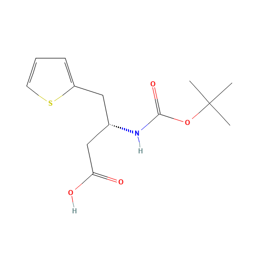 BOC-(R)-3-AMINO-4-(2-THIENYL)-BUTYRIC ACID (CAS: 269726-89-8) - Related Chemical Product