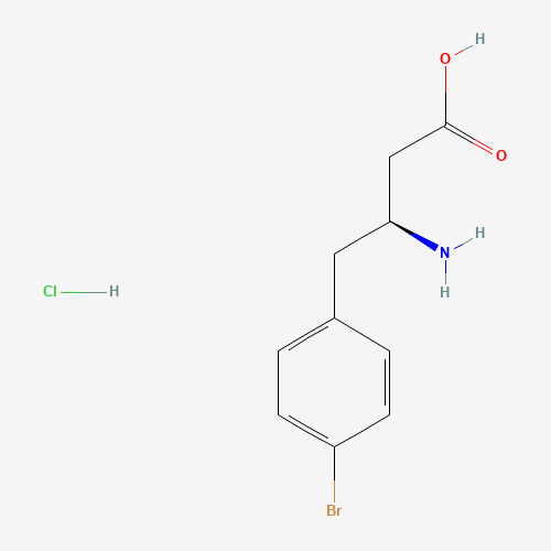 (S)-3-AMINO-4-(4-BROMOPHENYL)BUTANOIC ACID HYDROCHLORIDE (CAS: 270062-84-5) - Related Chemical Product