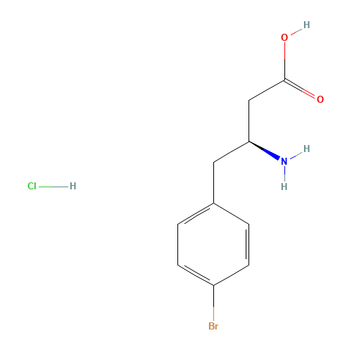 (S)-3-AMINO-4-(4-BROMOPHENYL)BUTANOIC ACID HYDROCHLORIDE (CAS: 270062-84-5) - Related Chemical Product