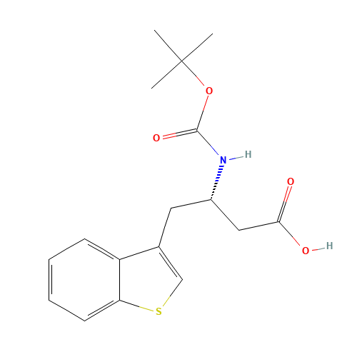 BOC-(S)-3-AMINO-4-(3-BENZOTHIENYL)-BUTYRIC ACID (CAS: 270063-45-1) - Related Chemical Product
