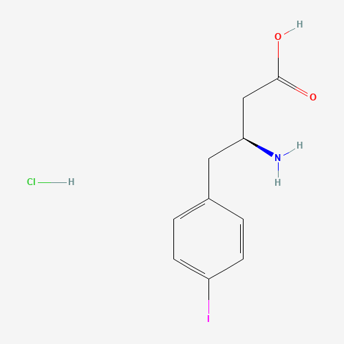 (S)-3-AMINO-4-(4-IODOPHENYL)BUTANOIC ACID HYDROCHLORIDE (CAS: 270065-70-8) - Related Chemical Product