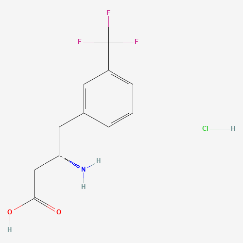 (S)-3-AMINO-4-(3-TRIFLUOROMETHYLPHENYL)BUTANOIC ACID HYDROCHLORIDE (CAS: 270065-76-4) - Related Chemical Product