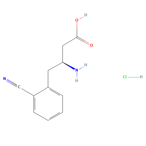 (S)-3-AMINO-4-(2-CYANOPHENYL)BUTANOIC ACID HYDROCHLORIDE (CAS: 270065-82-2) - Related Chemical Product