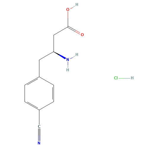 (S)-3-AMINO-4-(4-CYANOPHENYL)BUTANOIC ACID HYDROCHLORIDE (CAS: 270065-88-8) - Related Chemical Product