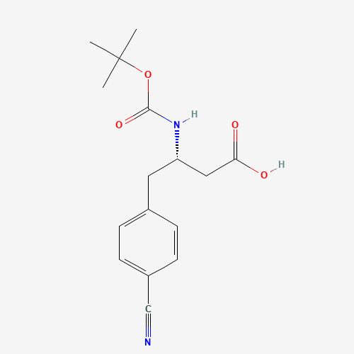 BOC-(S)-3-AMINO-4-(4-CYANO-PHENYL)-BUTYRIC ACID (CAS: 270065-89-9) - Related Chemical Product
