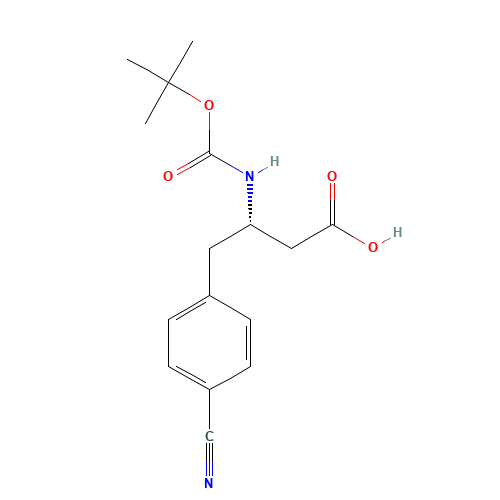 BOC-(S)-3-AMINO-4-(4-CYANO-PHENYL)-BUTYRIC ACID (CAS: 270065-89-9) - Related Chemical Product