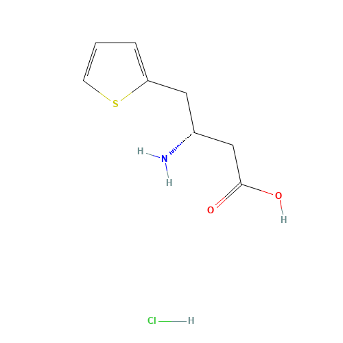 (S)-3-AMINO-4-(2-THIENYL)BUTANOIC ACID HYDROCHLORIDE (CAS: 270065-91-3) - Related Chemical Product