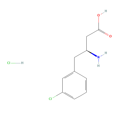 (S)-3-AMINO-4-(3-CHLOROPHENYL)BUTANOIC ACID HYDROCHLORIDE (CAS: 270596-38-8) - Related Chemical Product