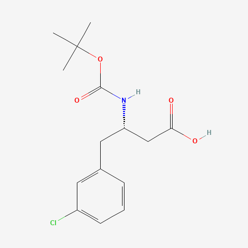 BOC-(S)-3-AMINO-4-(3-CHLORO-PHENYL)-BUTYRIC ACID (CAS: 270596-39-9) - Related Chemical Product