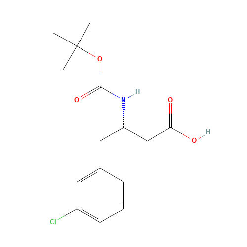 BOC-(S)-3-AMINO-4-(3-CHLORO-PHENYL)-BUTYRIC ACID (CAS: 270596-39-9) - Related Chemical Product