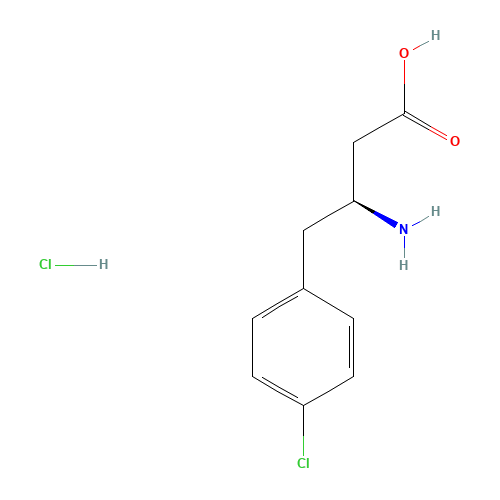 (S)-3-AMINO-4-(4-CHLOROPHENYL)BUTANOIC ACID HYDROCHLORIDE (CAS: 270596-41-3) - Related Chemical Product