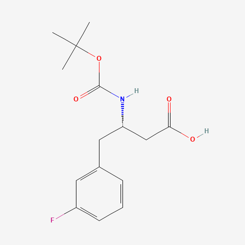 BOC-(S)-3-AMINO-4-(3-FLUOROPHENYL)BUTYRIC ACID (CAS: 270596-51-5) - Related Chemical Product